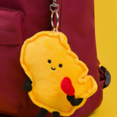 Stuffed States USA Plush Wisconsin Keychain