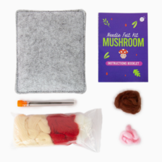 Gift Republic Mushroom Needle Felting Kit