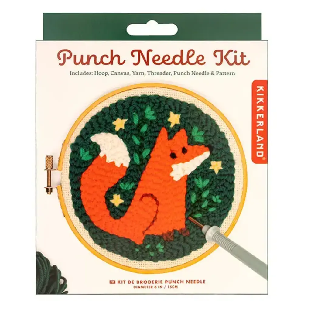 Kikkerland Fox Punch Needle