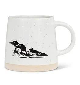 Abbott Wide Base Mug with Loons