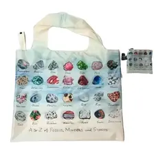 June Apothicarie A To Z Rocks and Fossils Eco Reusable Bag