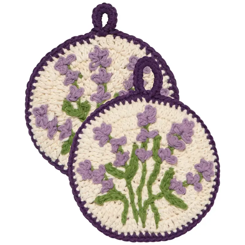 Now Designs by Danica Lavender Crochet Sponges Set of 2