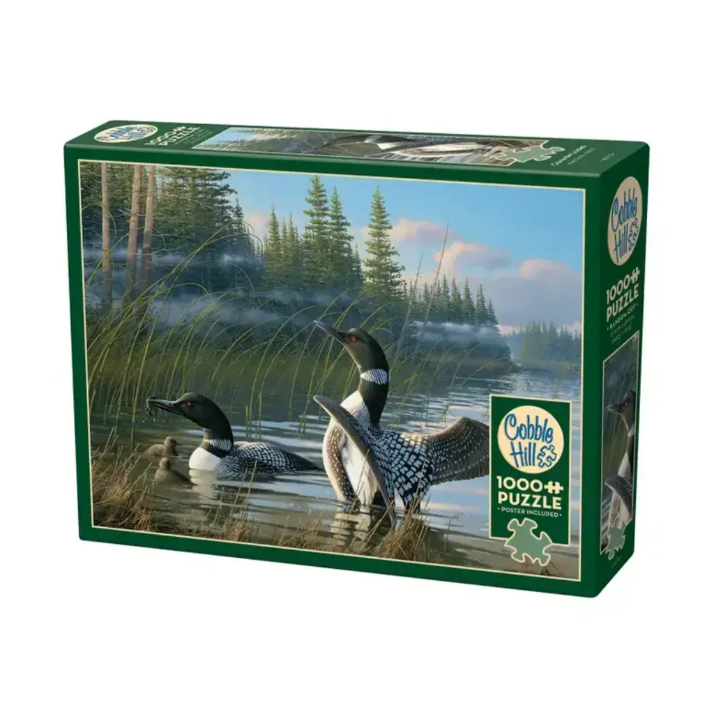 Cobble Hill Puzzles Puzzle: Common Loons(1000 pc)