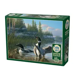 Cobble Hill Puzzles Puzzle: Common Loons(1000 pc)