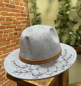 Crafty Little B Crafty Little B - Hand Burned Hat, Blue