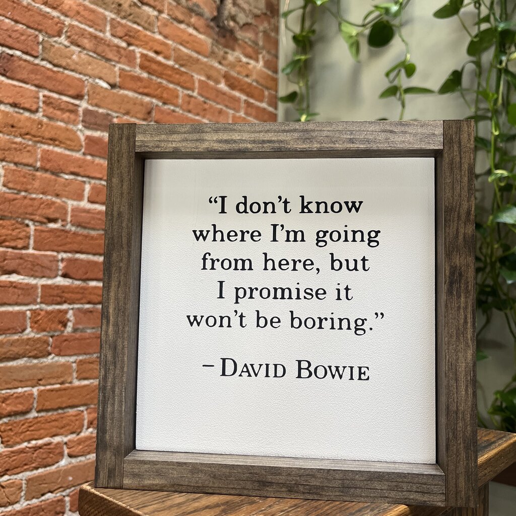 Crafty Little B Crafty Little B - David Bowie Sign