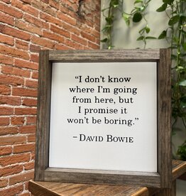 Crafty Little B Crafty Little B - David Bowie Sign