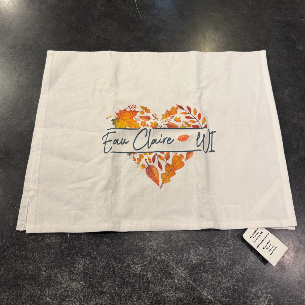 First & Foremost Eau Claire Leaf Tea Towel