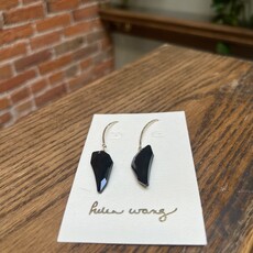 Helen Wang Jewelry Earrings - Hammered 14k Gold Filled Ltd. Ed. Swarovski Wings