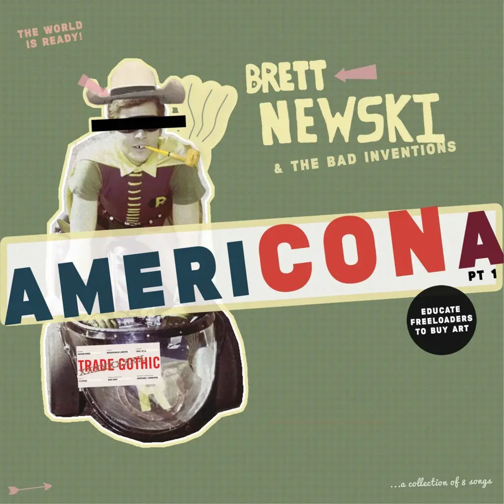 Newski Brett CD - AmeriCONa (Educate Freeloaders to Buy Art)