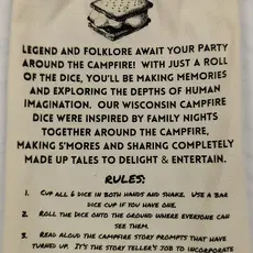 Wisconsin Bee Co. Wisconsin Campfire Story Dice