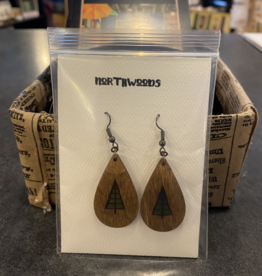 Wisco Cheer Wood Earring Simple Pine