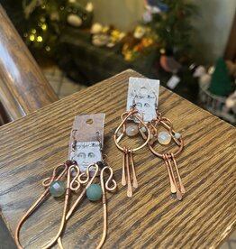Pennyroyal Moon Large Copper Earrings (Assorted)