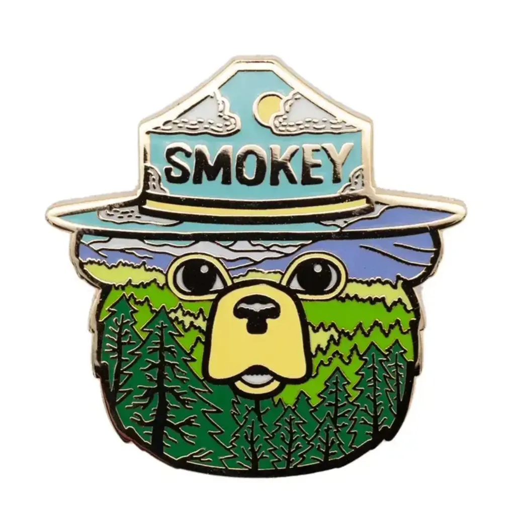 Little Shop of Pins Smokey Bear Forest Pin