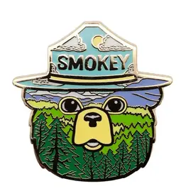 Little Shop of Pins Smokey Bear Forest Pin