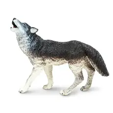 Safari Toys Animal Toy - Gray Wolf