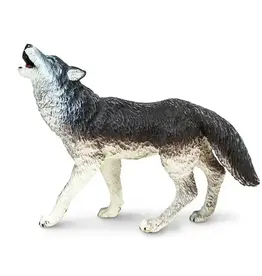 Safari Toys Animal Toy - Gray Wolf