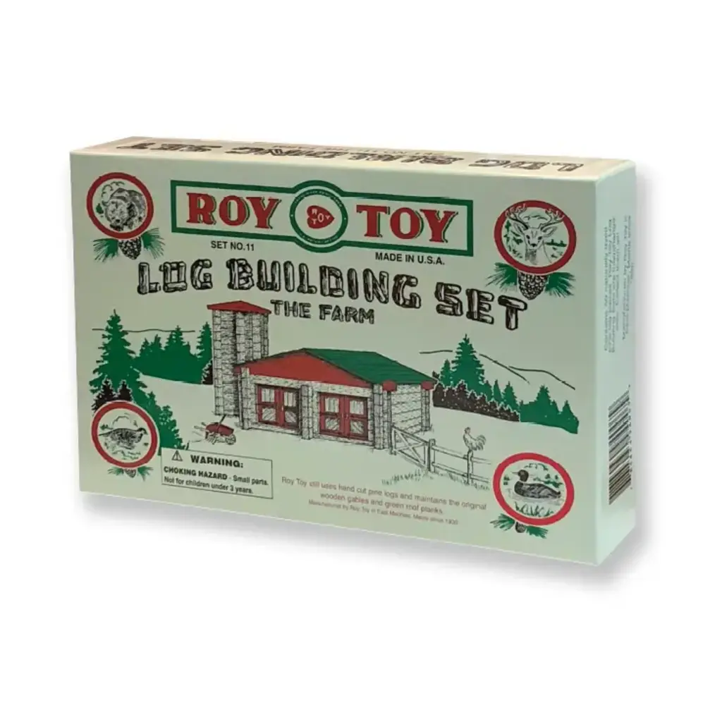 Roy Toy (Faire) Roy Toy 1930's Original Farm Log Building Set