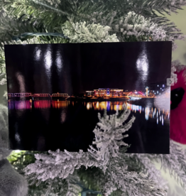 Lloyd Fleig Postcard - Night Lights on the Confluence