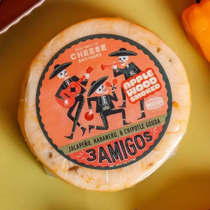 Cheese Brothers Smoked 3 Amigos Spicy Gouda