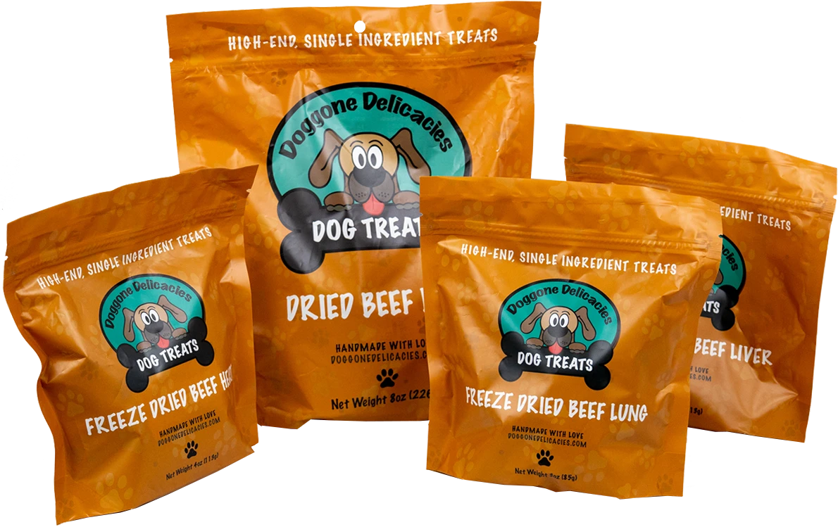 Dog One Randy Copy of Doggone Delicacies - Freeze Dried Beef Heart 4oz - The Local Store