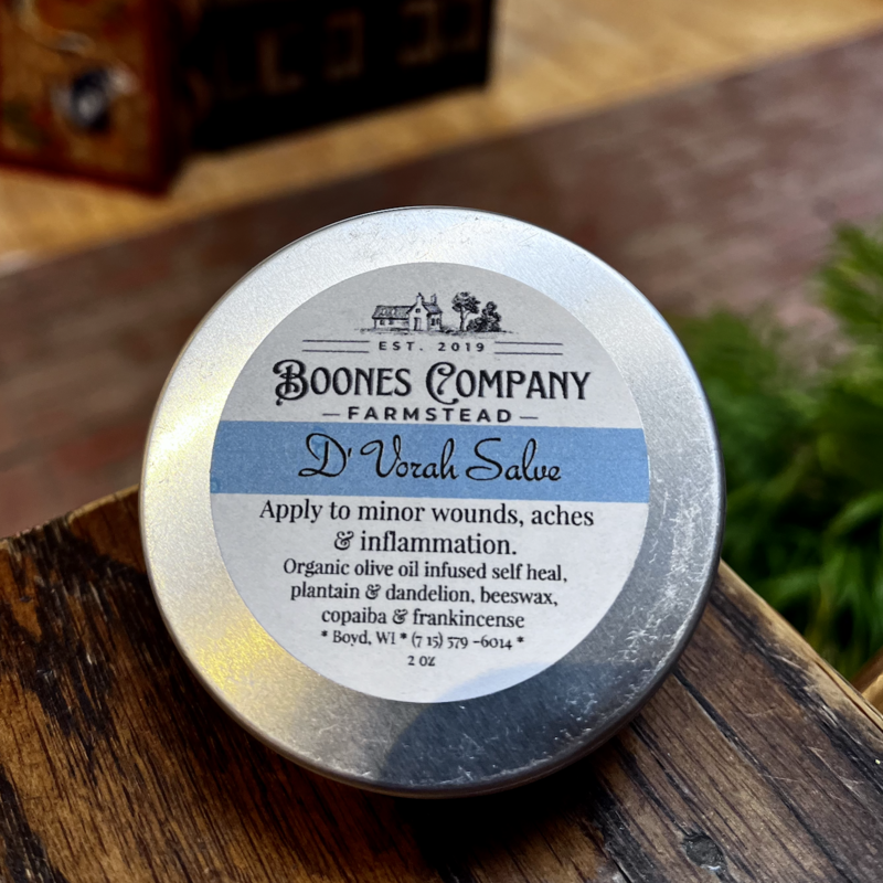 Boones Company Farmstead D'Vorah Salve