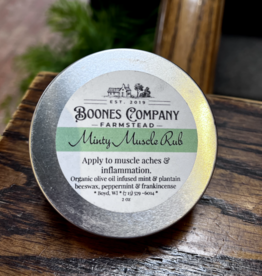 Boones Company Farmstead Minty Muscle Rub