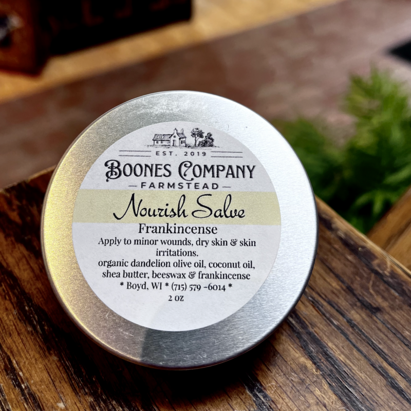 Boones Company Farmstead Nourish Salve (Frankincense)