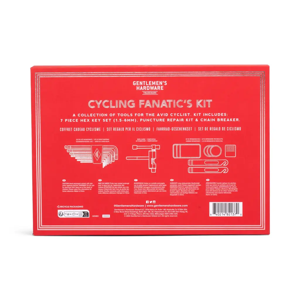 Gentlemen's Hardware Cycling Fanatics Kit