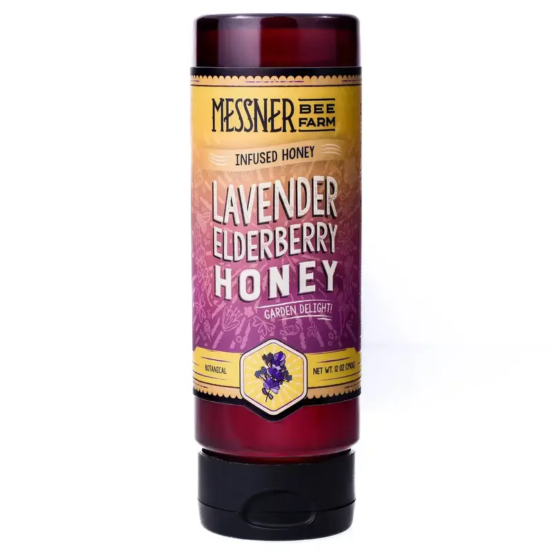 Messner Bee Farm Lavender Elderberry Infused Honey