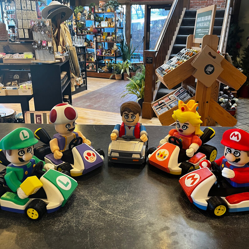 Dave West Assorted 3D Printed Car & Figurine Set