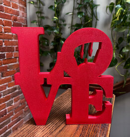 Dave West 3D Printed Red WI Love Sign