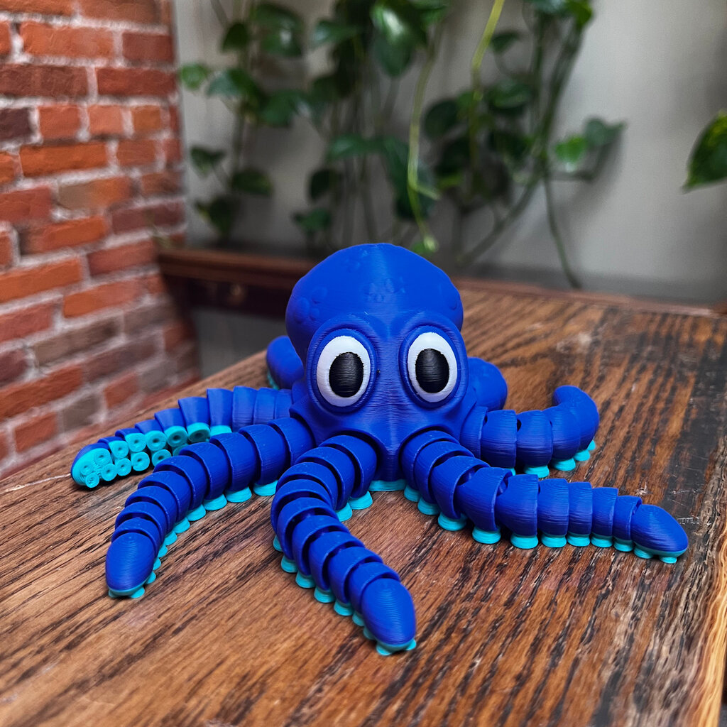 Dave West 3D Printed Octopus