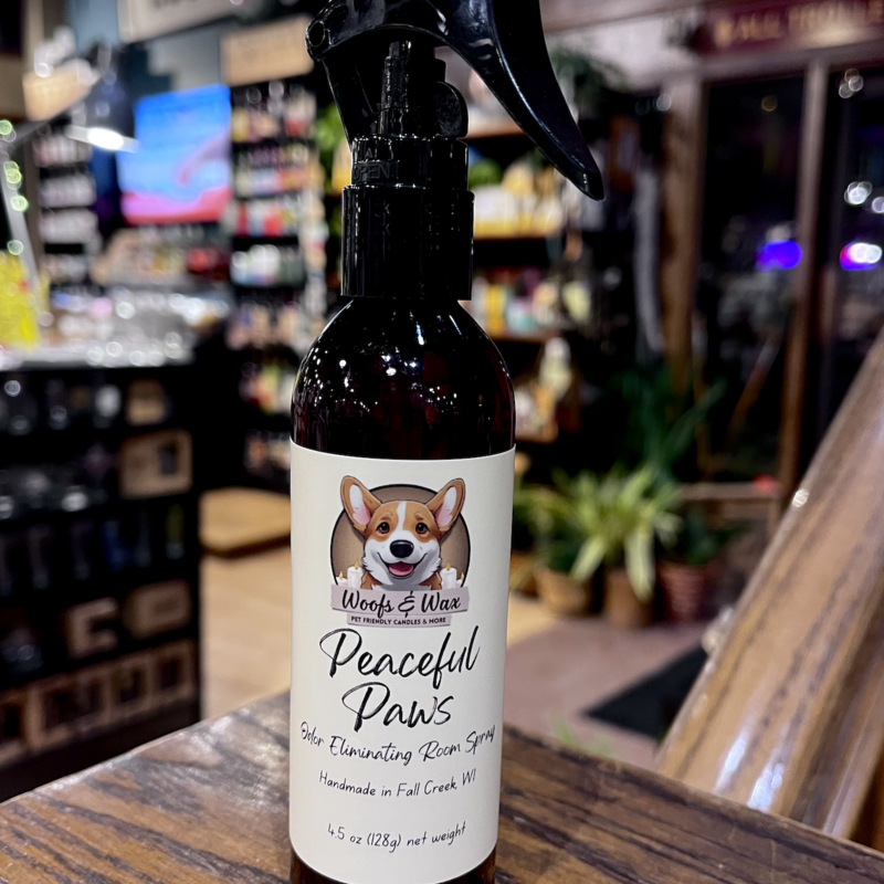 Woofs and Wax Woofs and Wax Room Spray 4.5oz  Peaceful Paws
