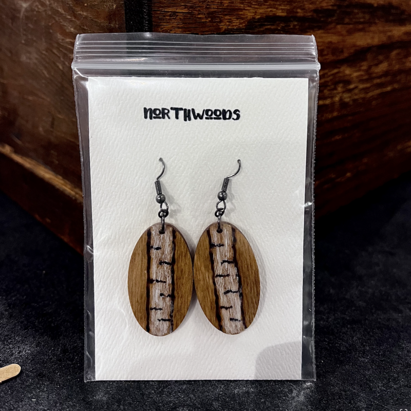 Wisco Cheer Wood Earring Birch
