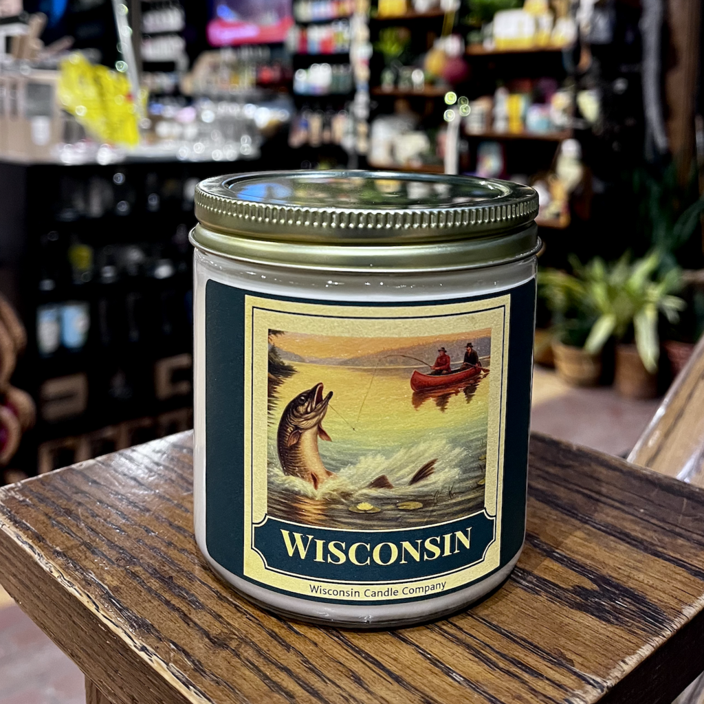 Candle - Vintage Style Collection - Wisconsin Muskie