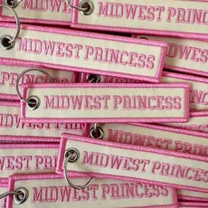 Unexpected Flair Embroidered Keychain - Midwest Princess