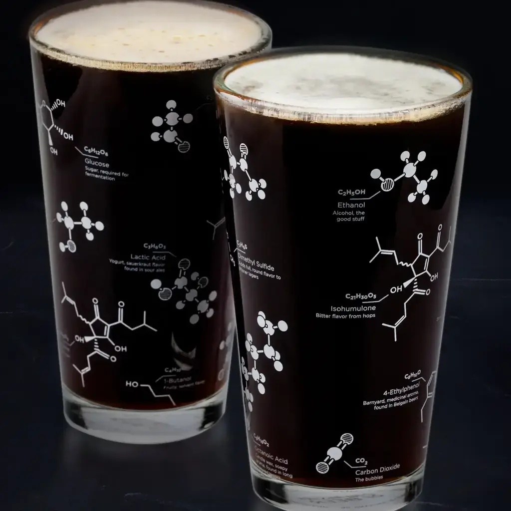 Cognitive Surplus Pint Glass Set - The Science of Beer
