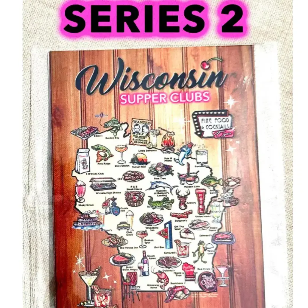 Pink Squirrel Studios Supper Clubs Magnet - Series 2