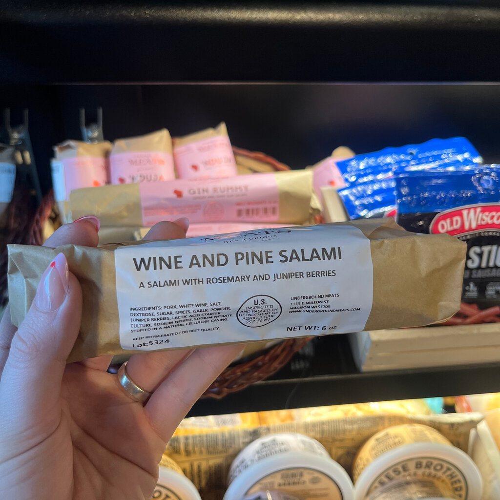 Underground Meats Salami - Wine & Pine (6 oz.)