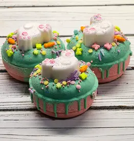 Handmade Natural Beauty Bath Bomb Donuts: Bunny Butt