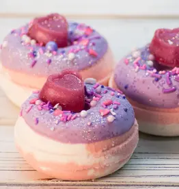 Handmade Natural Beauty Bath Bomb Donuts: Sweet Romance