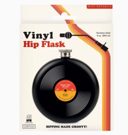 Gift Republic Vinyl Hip Flask