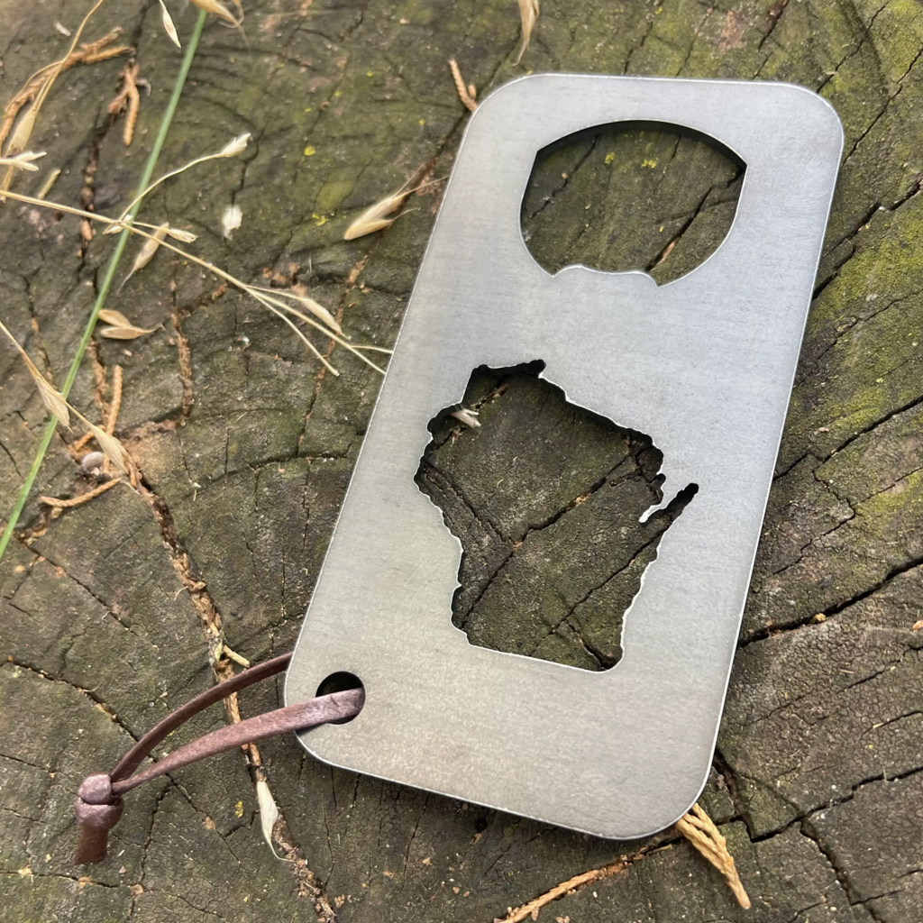 BE Creations & Designs Recycled Steel Deer Bottle Opener