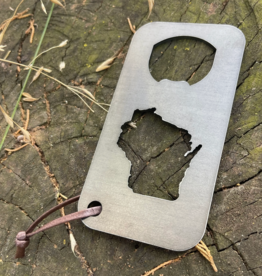 BE Creations & Designs Recycled Steel Deer Bottle Opener