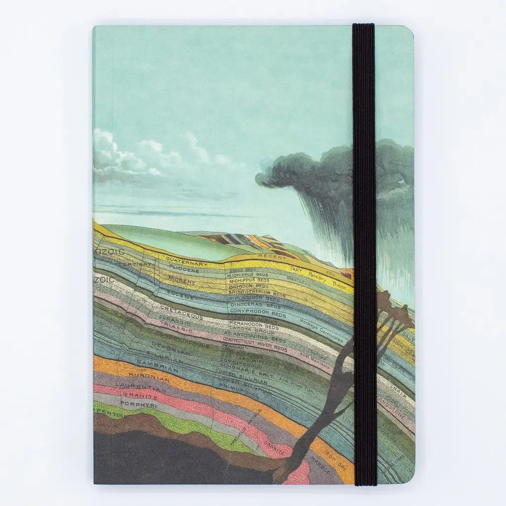 Cognitive Surplus Softcover Notebook: Layers of Geologic History