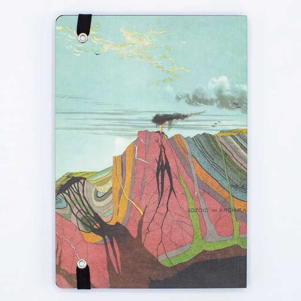 Cognitive Surplus Softcover Notebook Large: Layers of Geologic History