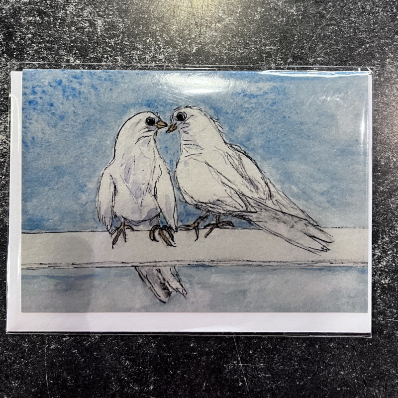 Amy Beidleman Bird - To a Lovely Couple! Greeting Card