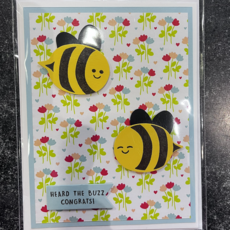 chelsea Wisner Card Congratulations- Bees