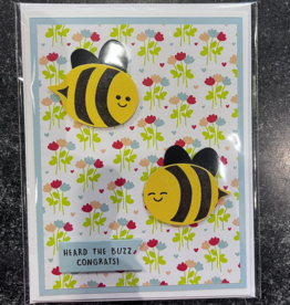 chelsea Wisner Card Congratulations- Bees